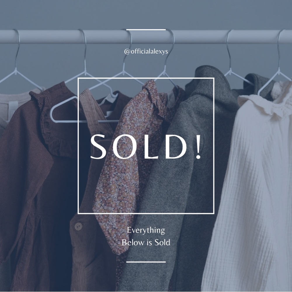 Everything below is sold